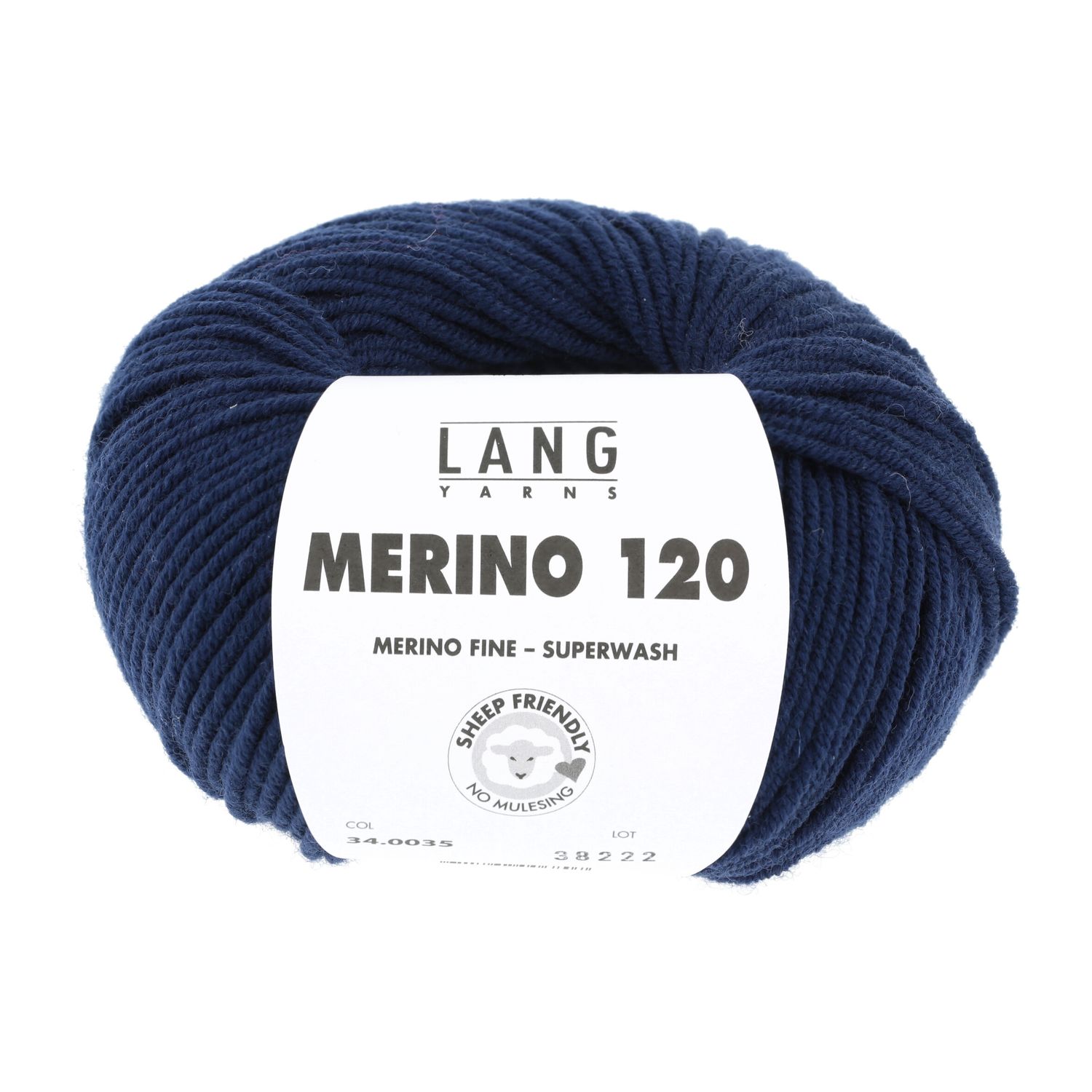 Lang Yarns Merino 120 | 0035 marine