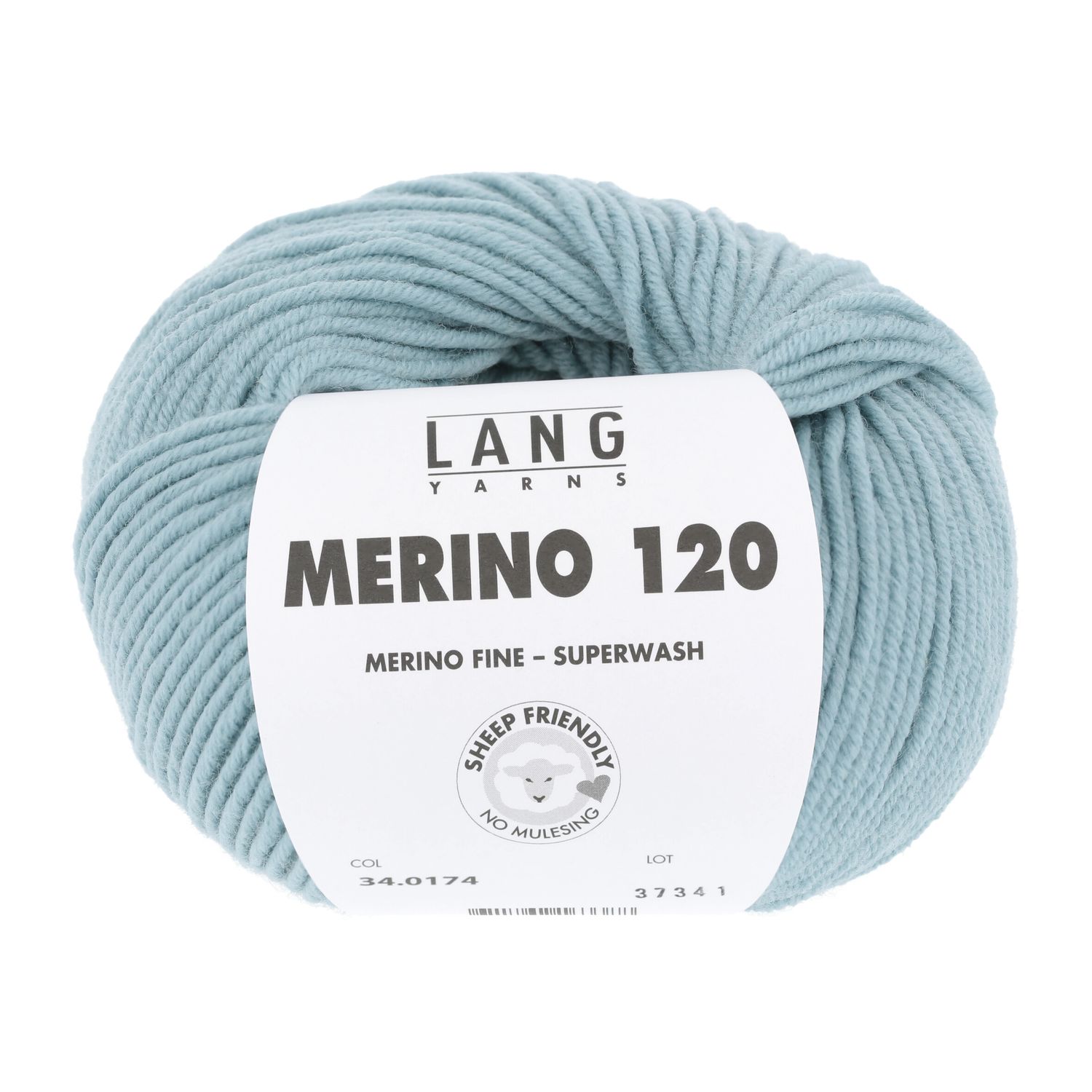 Lang Yarns Merino 120 | 0174 donker mint