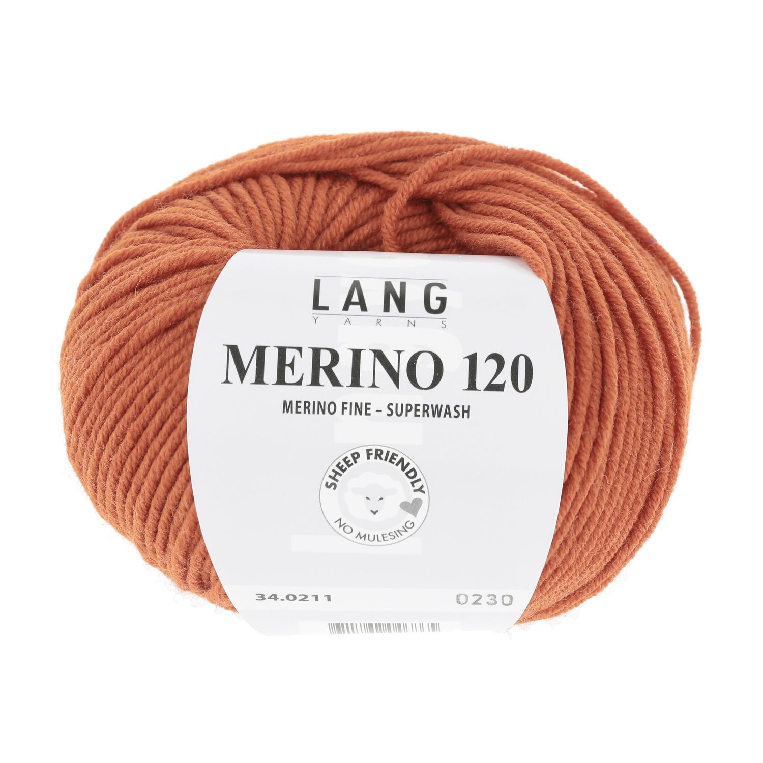 Lang Yarns Merino 120 | 0211 steen bruin