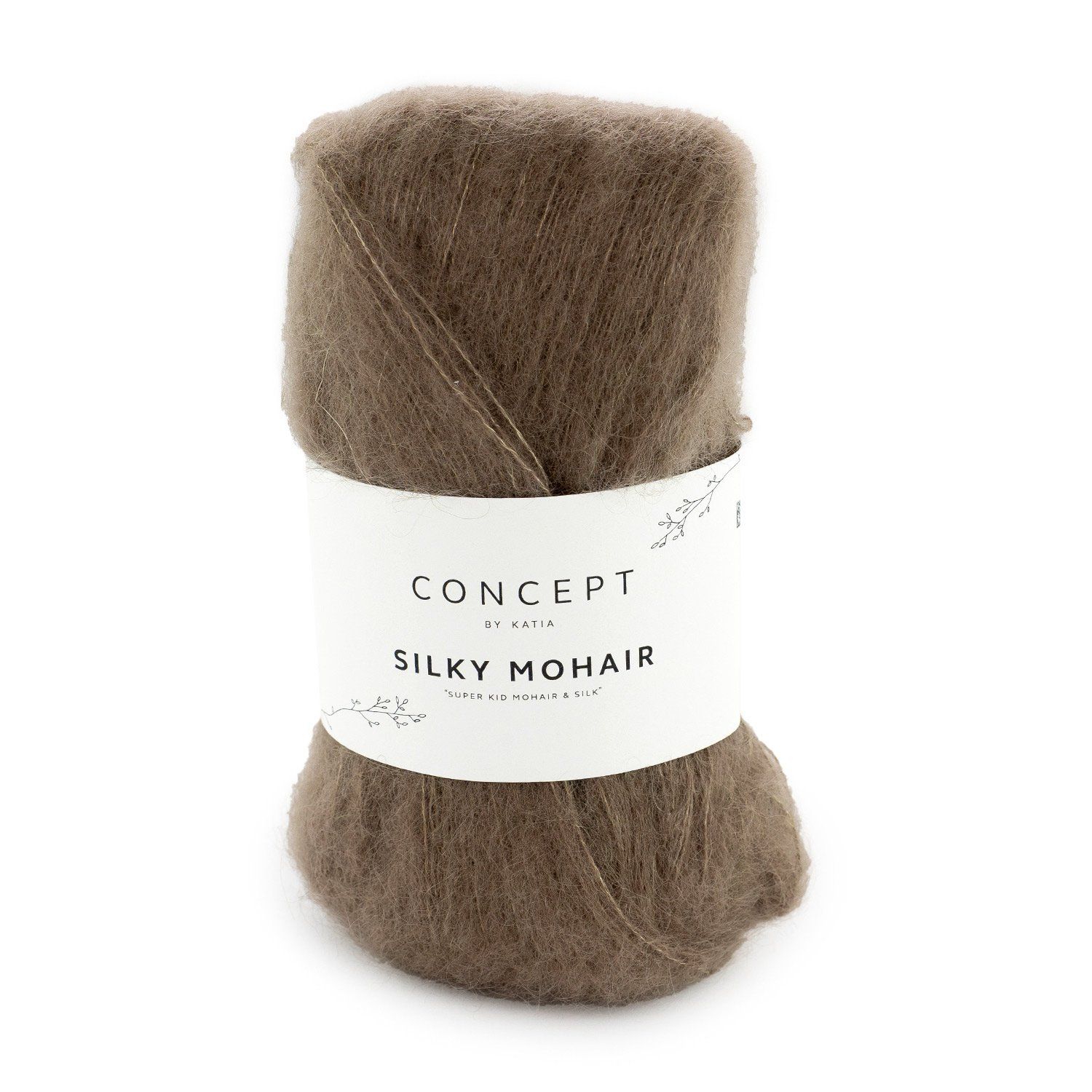 Katia Silky mohair | 129 Grijsachtig bruin