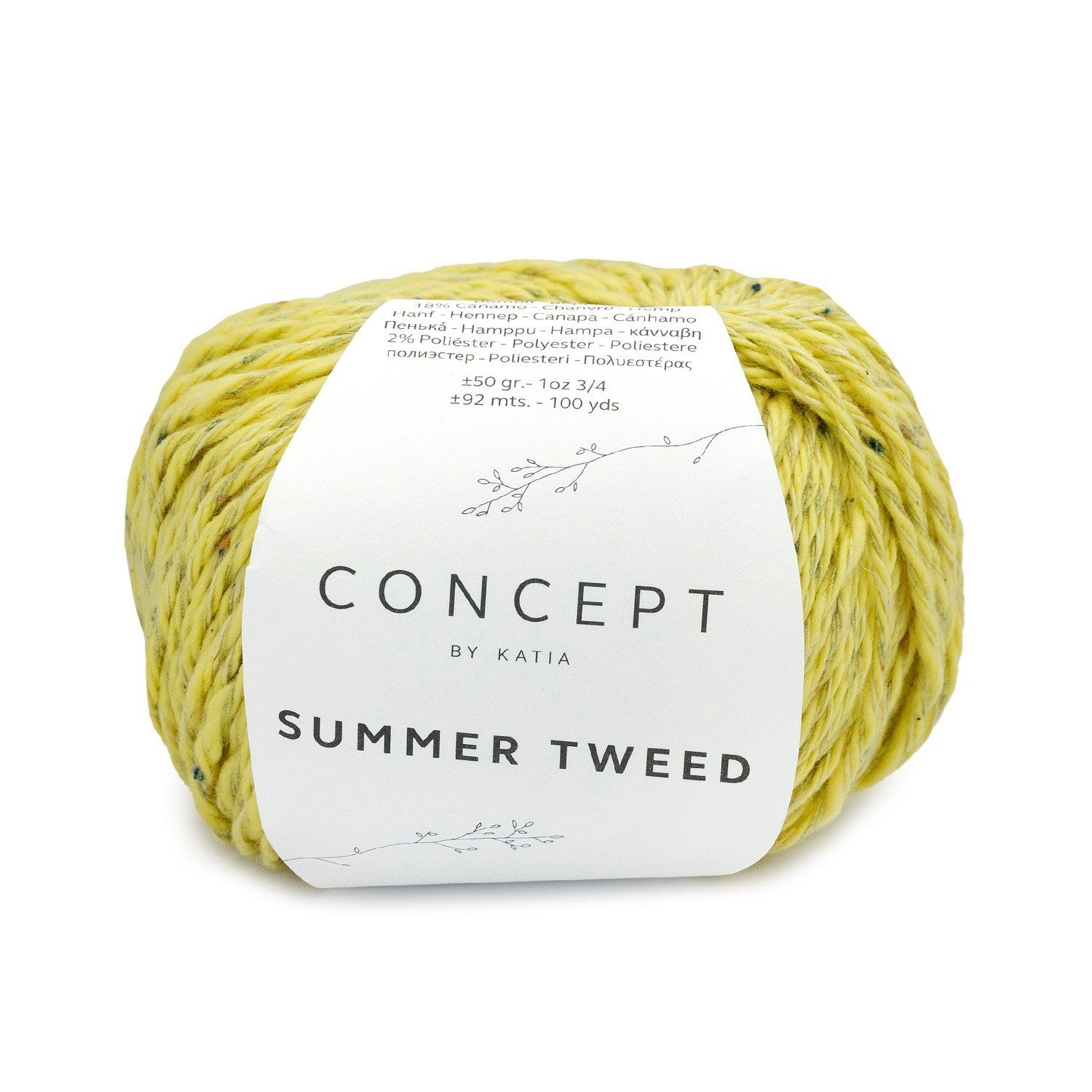 Katia Summer Tweed | 76 Zwavelgeel