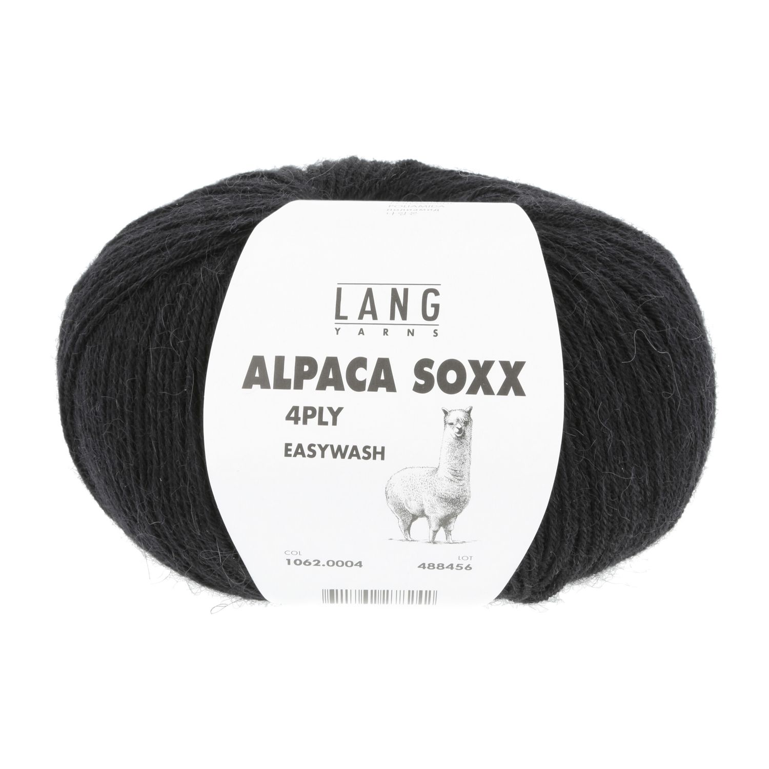 Lang Yarns Alpaca Soxx 4-ply | 0004 zwart