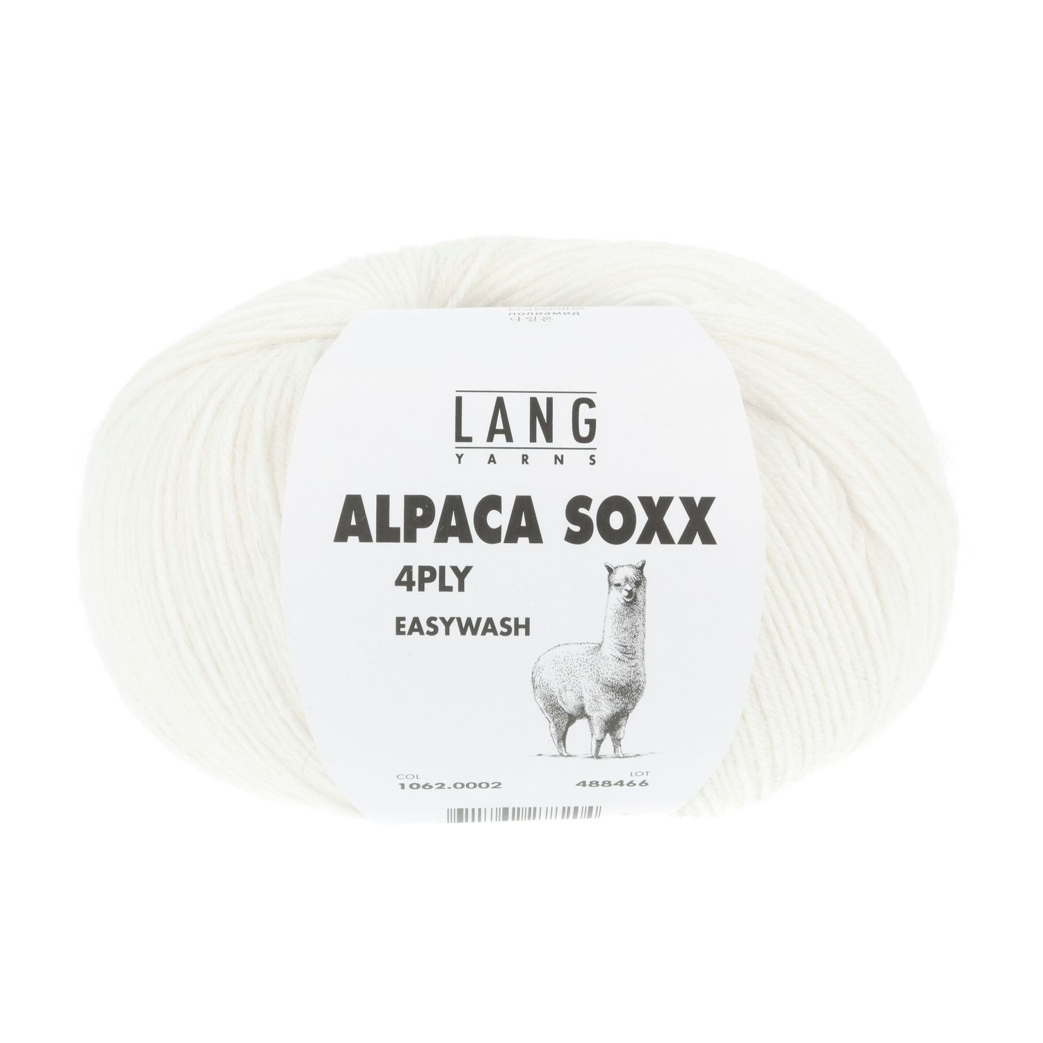 Lang Yarns Alpaca Soxx 4-ply | 0002 wit