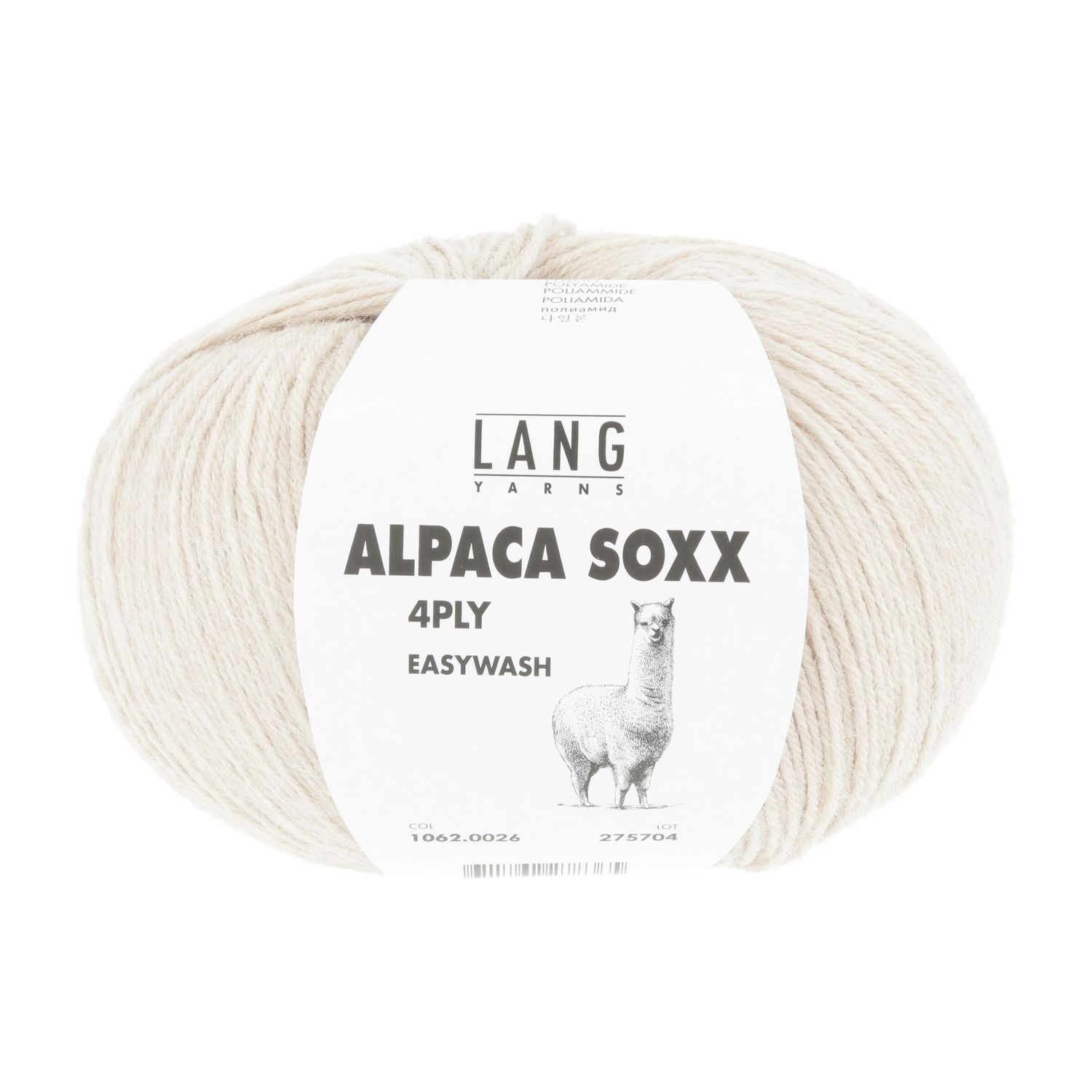 Lang Yarns Alpaca Soxx 4-ply | 0026 zand melange