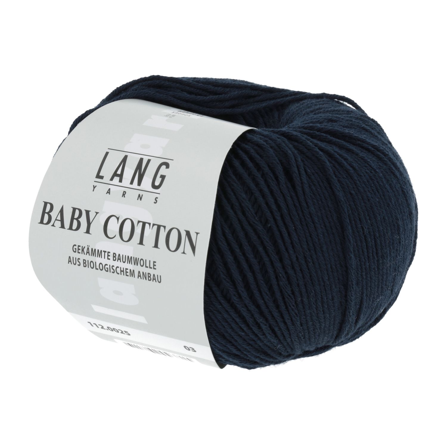 Lang Yarns BabyCotton | 0025 marinablauw
