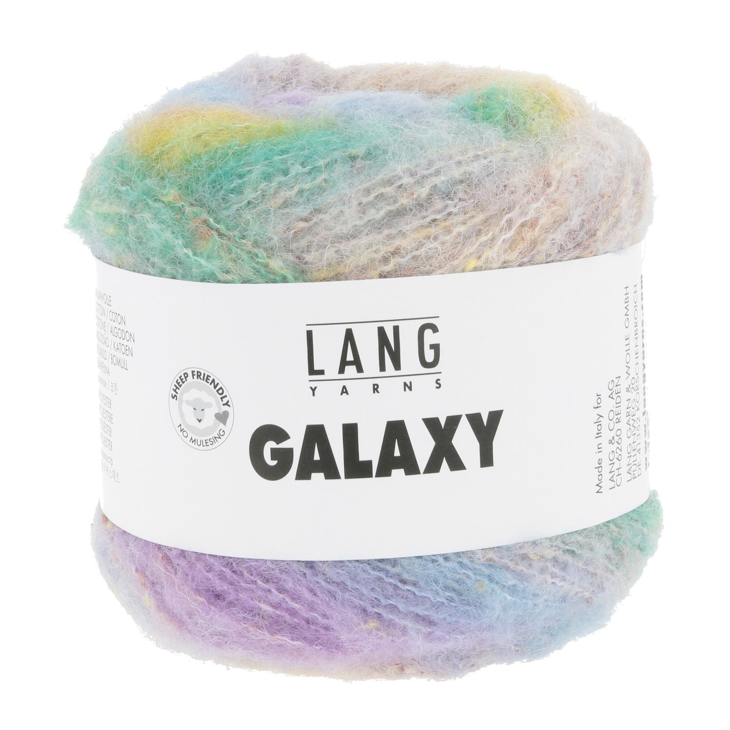 Lang Yarns Galaxy | 0002 Blauw,lila,groen