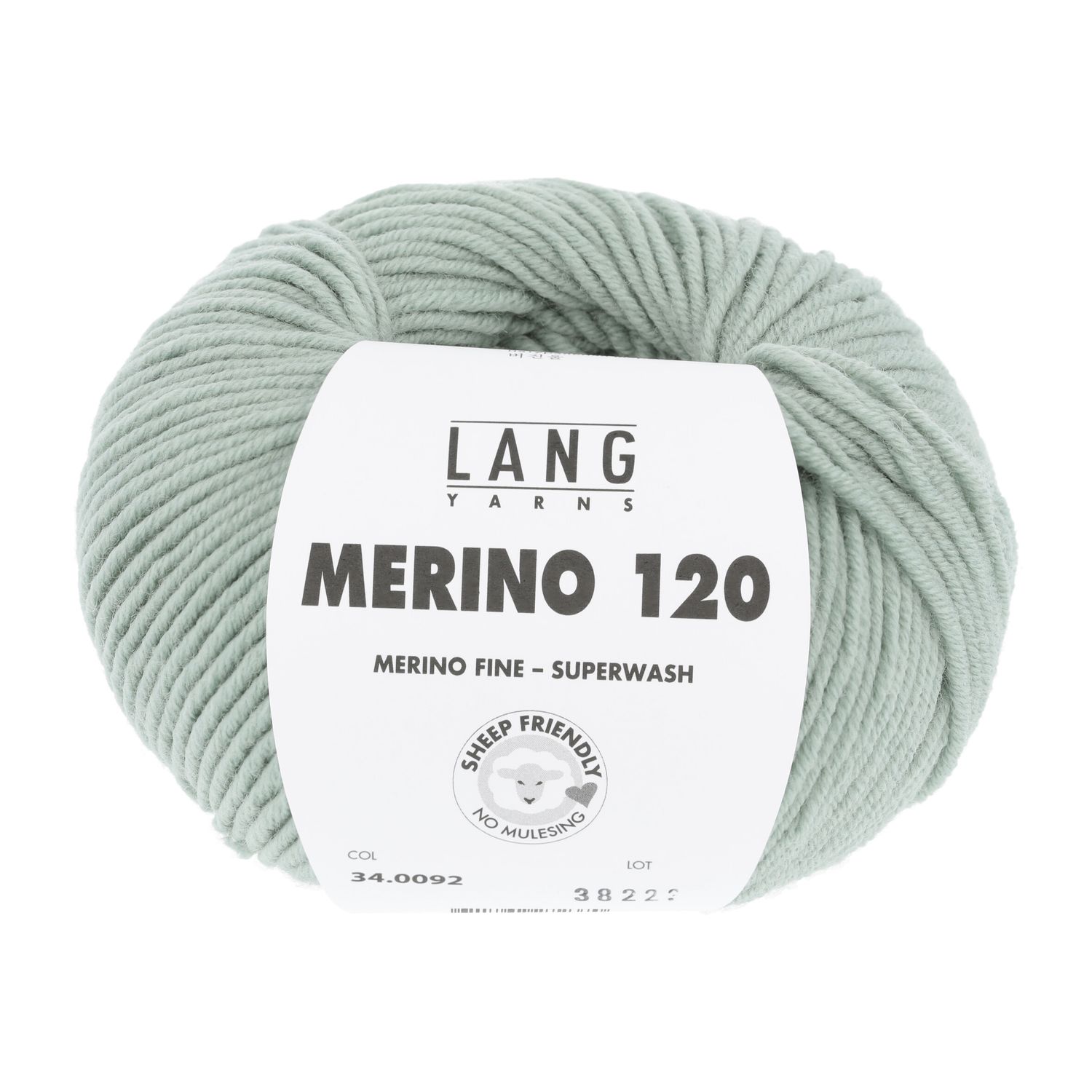 Lang Yarns Merino 120 | 0092 licht groen