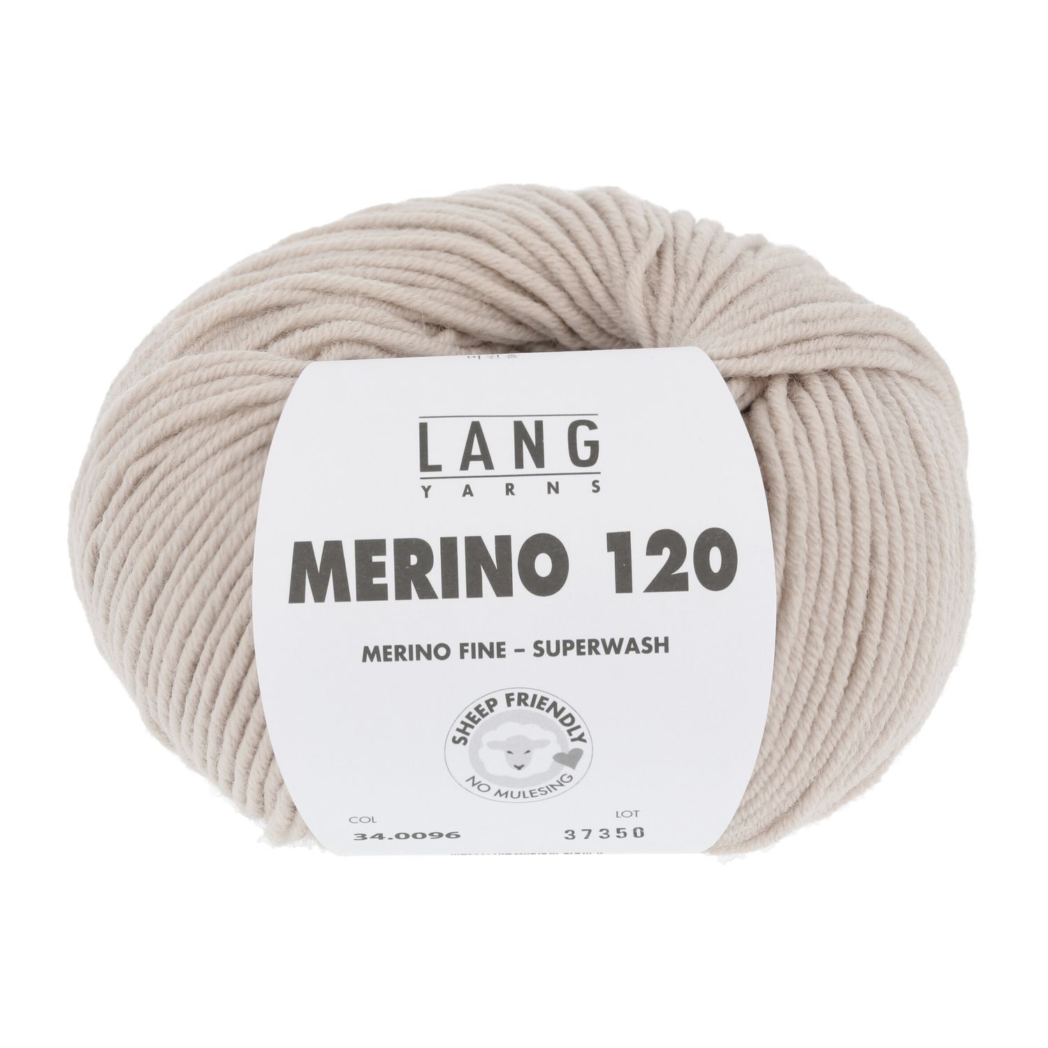 Lang Yarns Merino 120 | 0096 licht beige