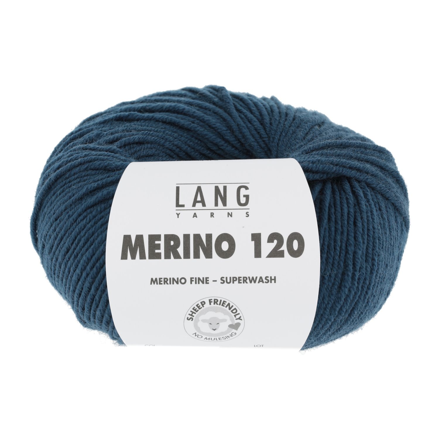 Lang Yarns Merino 120 | 0133 staalblauw