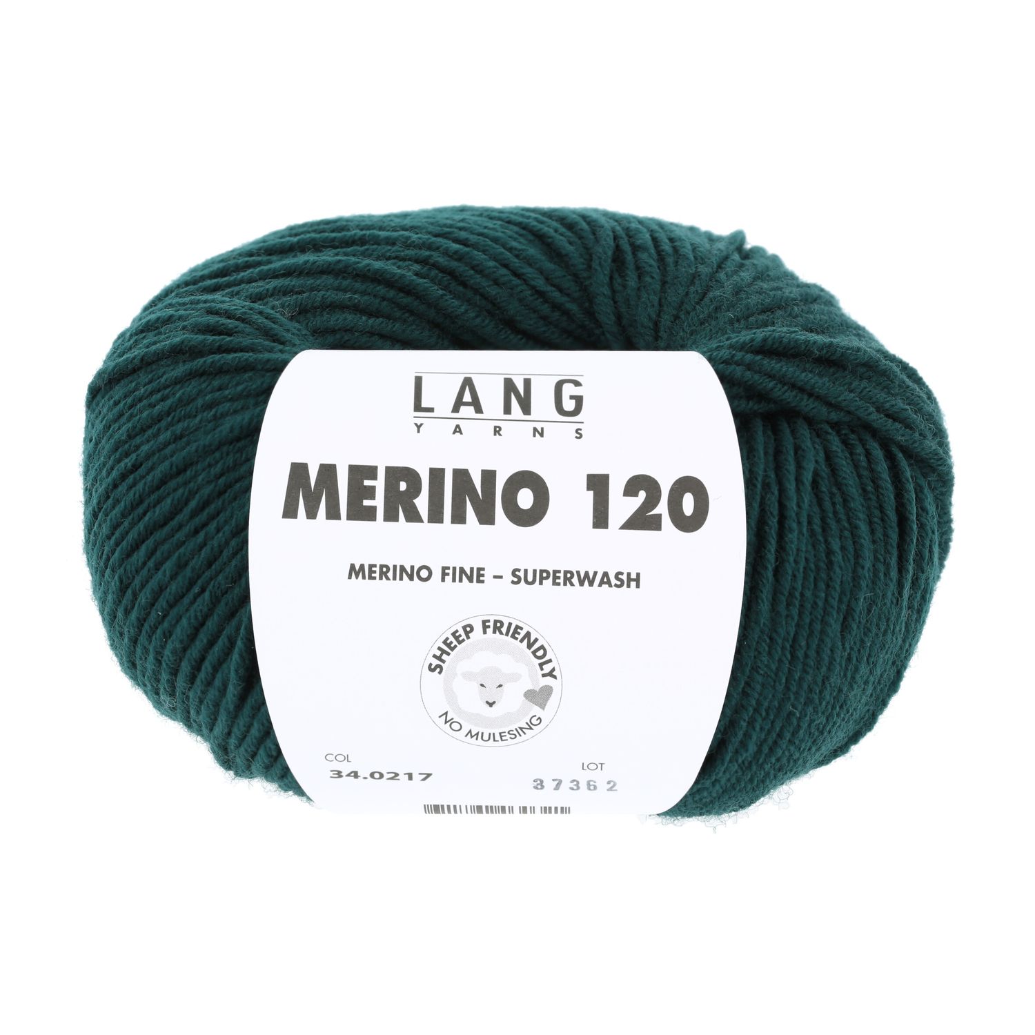 Lang Yarns Merino 120 | 0217 spar groen