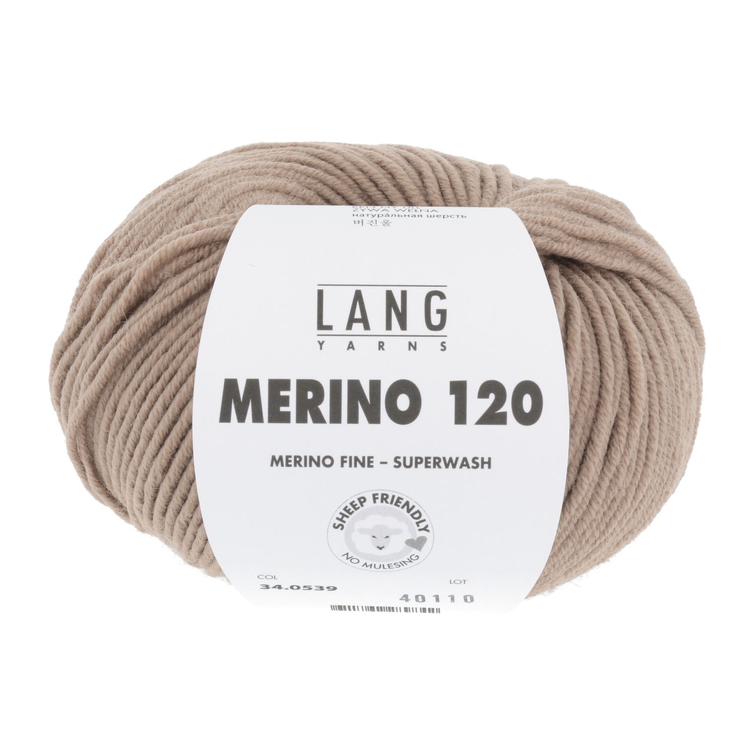 Lang Yarns Merino 120 | 0539 licht camel