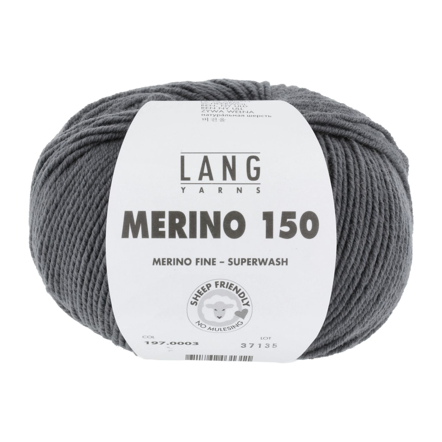 Lang Yarns Merino 150 | 0003 steen