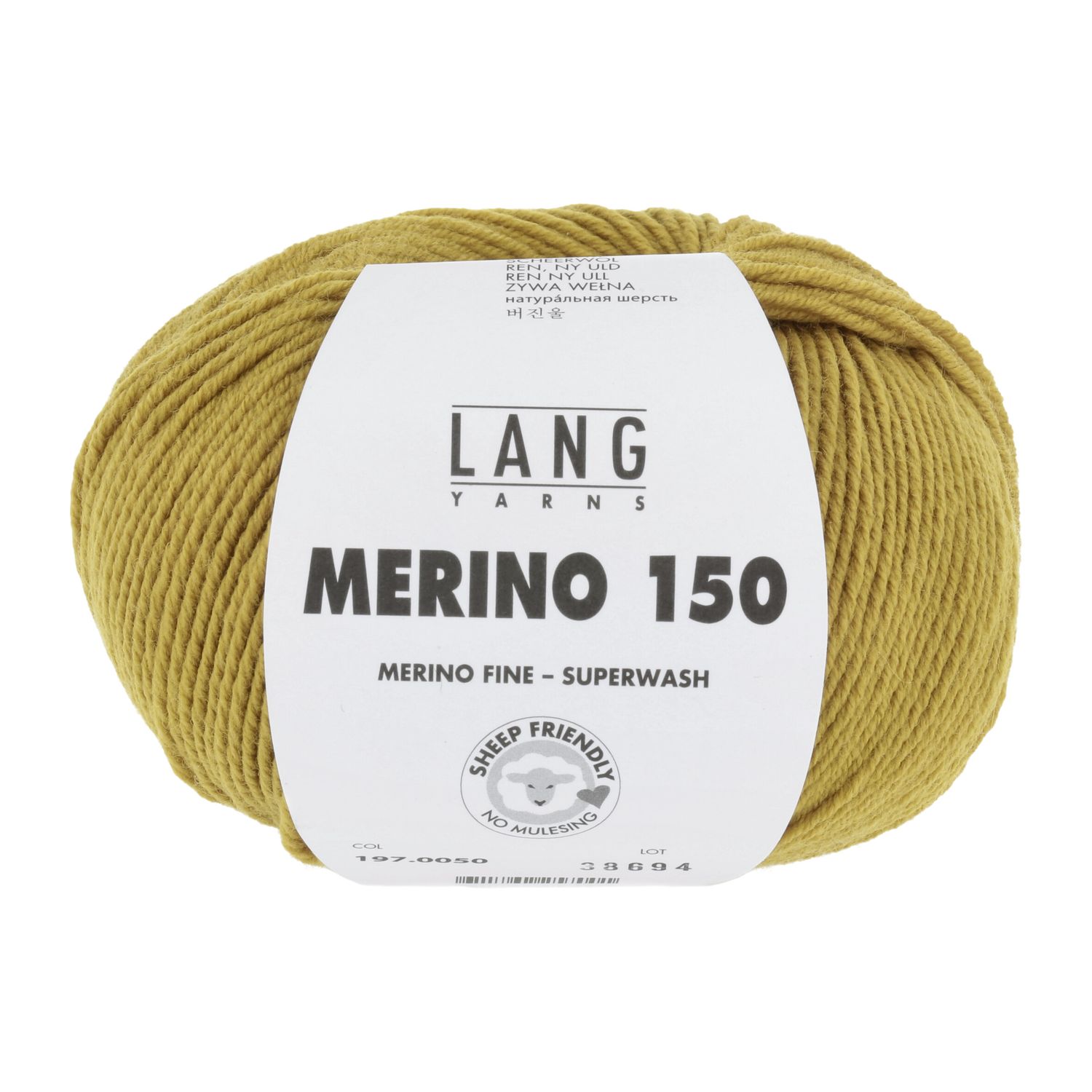 Lang Yarns Merino 150 | 0050 goud