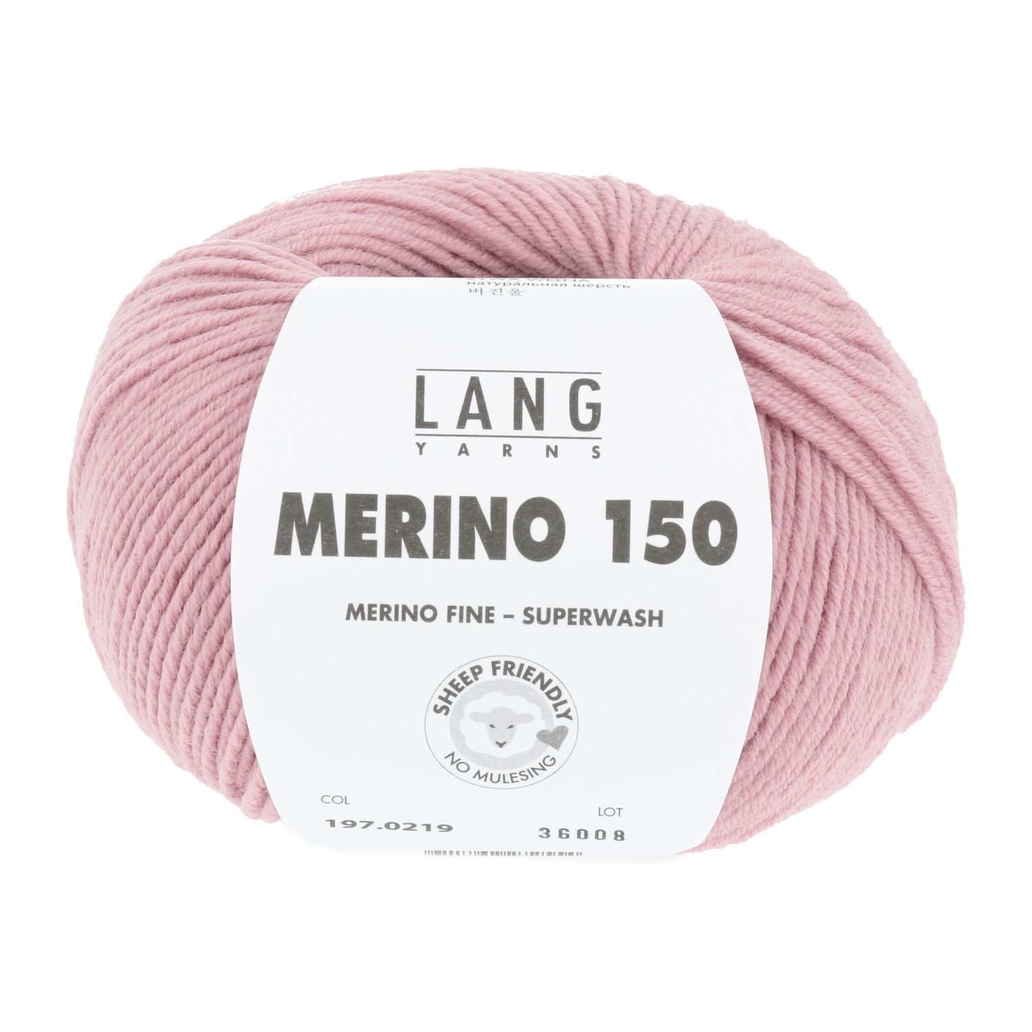 Lang Yarns Merino 150 | 0219 rose