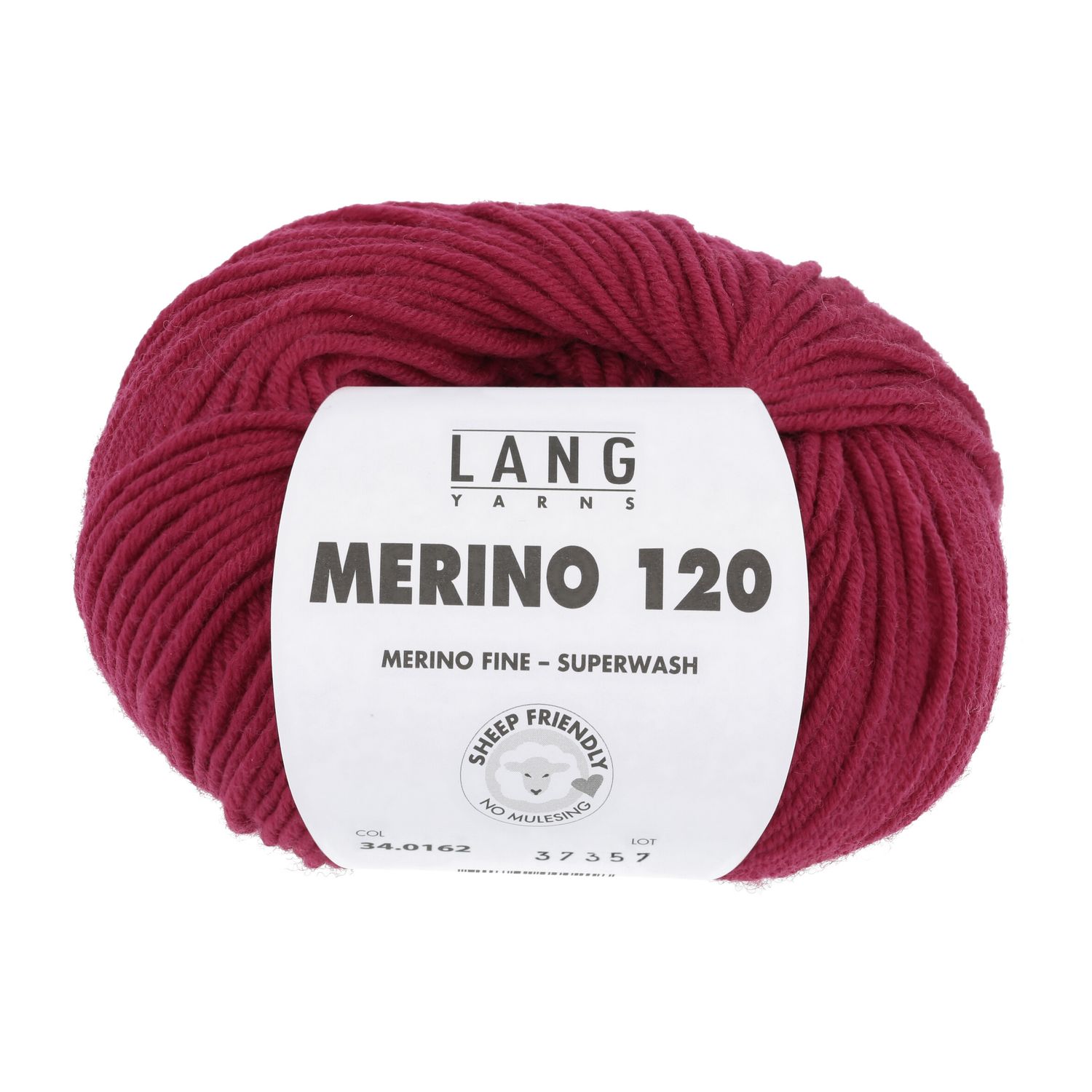 Lang Yarns Merino 120 | 0162 wijnrood