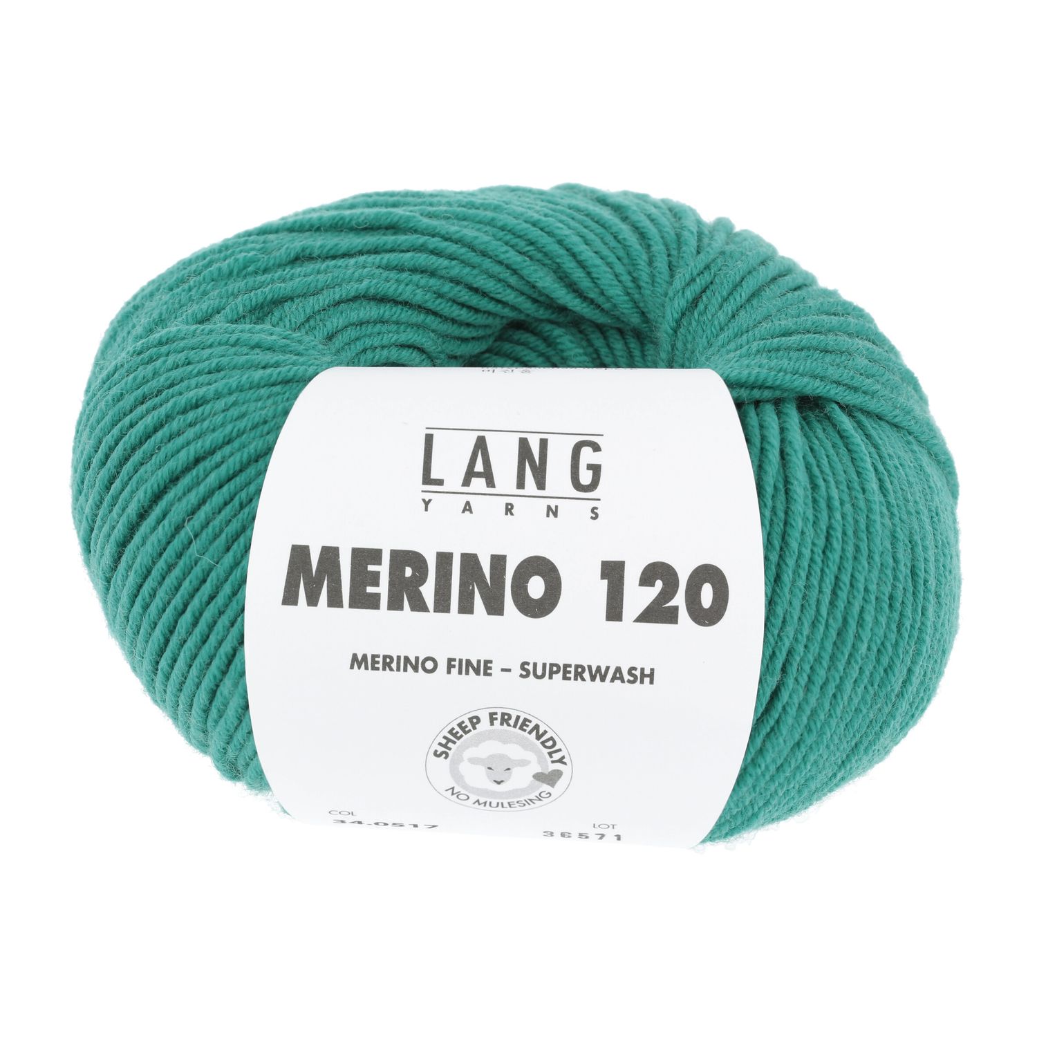 Lang Yarns Merino 120 | 0517 smaragd