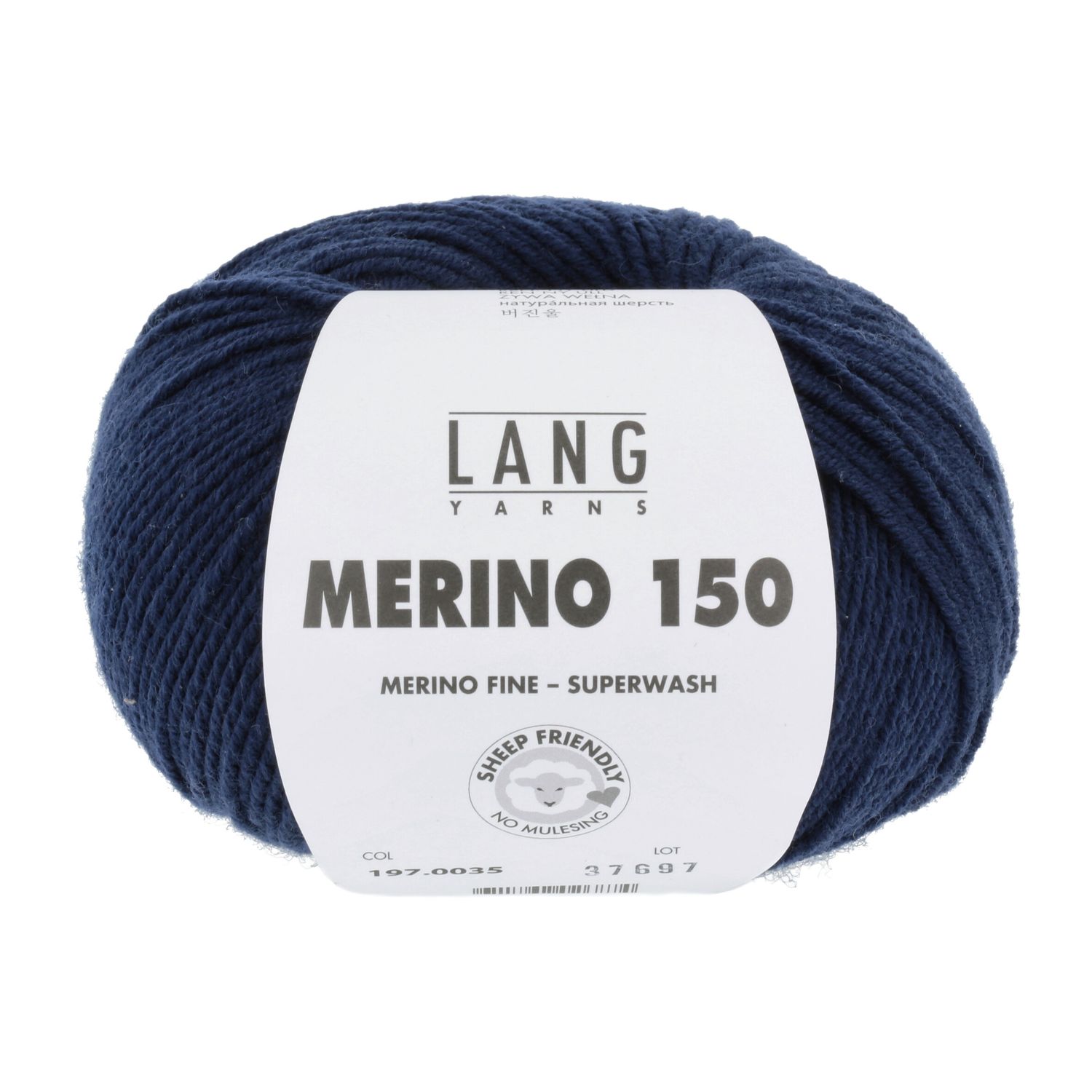 Lang Yarns Merino 150 | 0035 marine