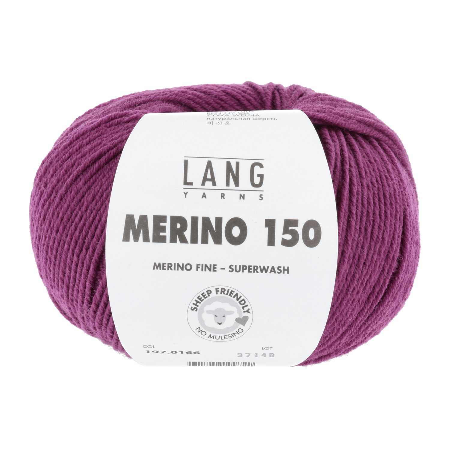 Lang Yarns Merino 150 | 0166 rood