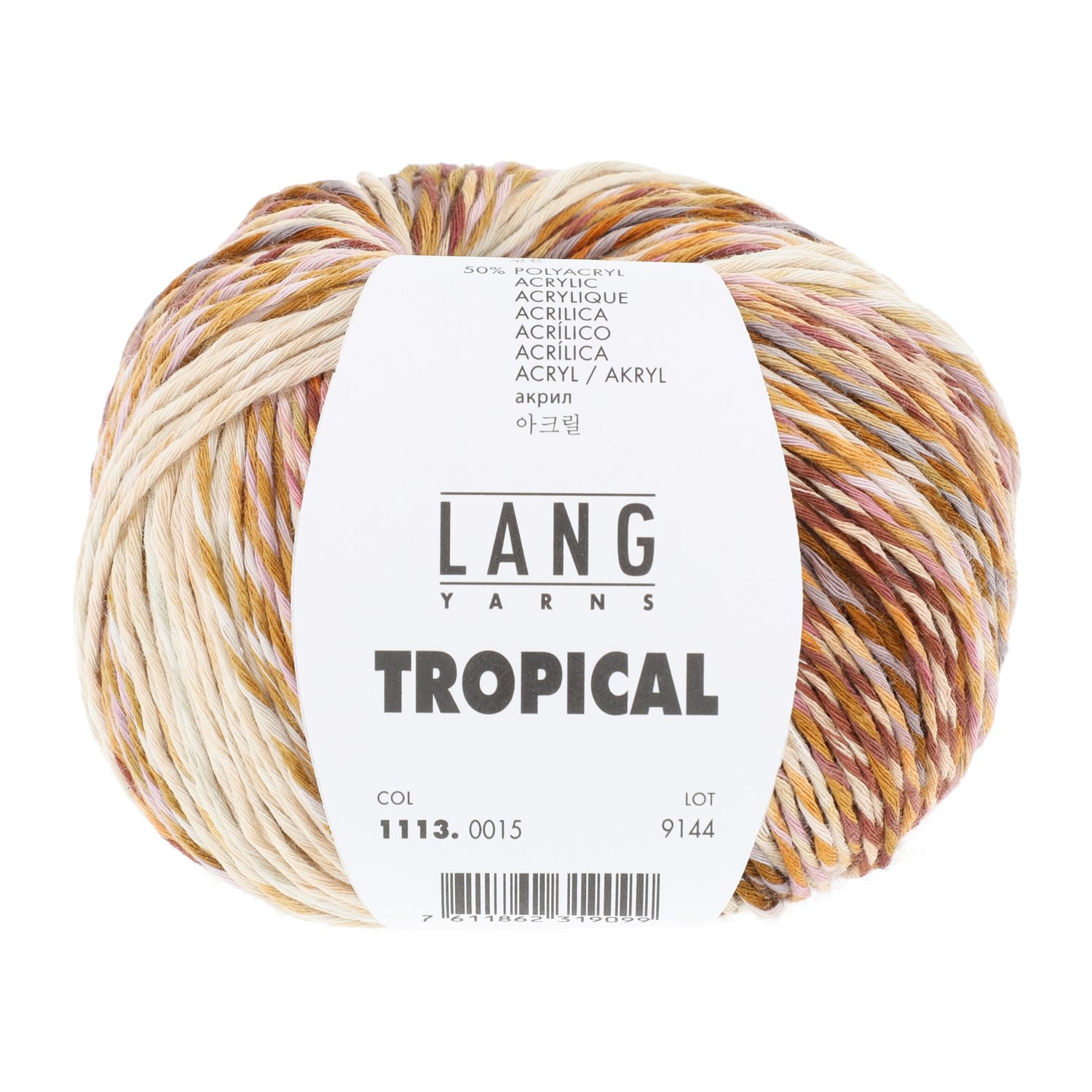 Lang Yarns Tropical | 0015 cognac, sand