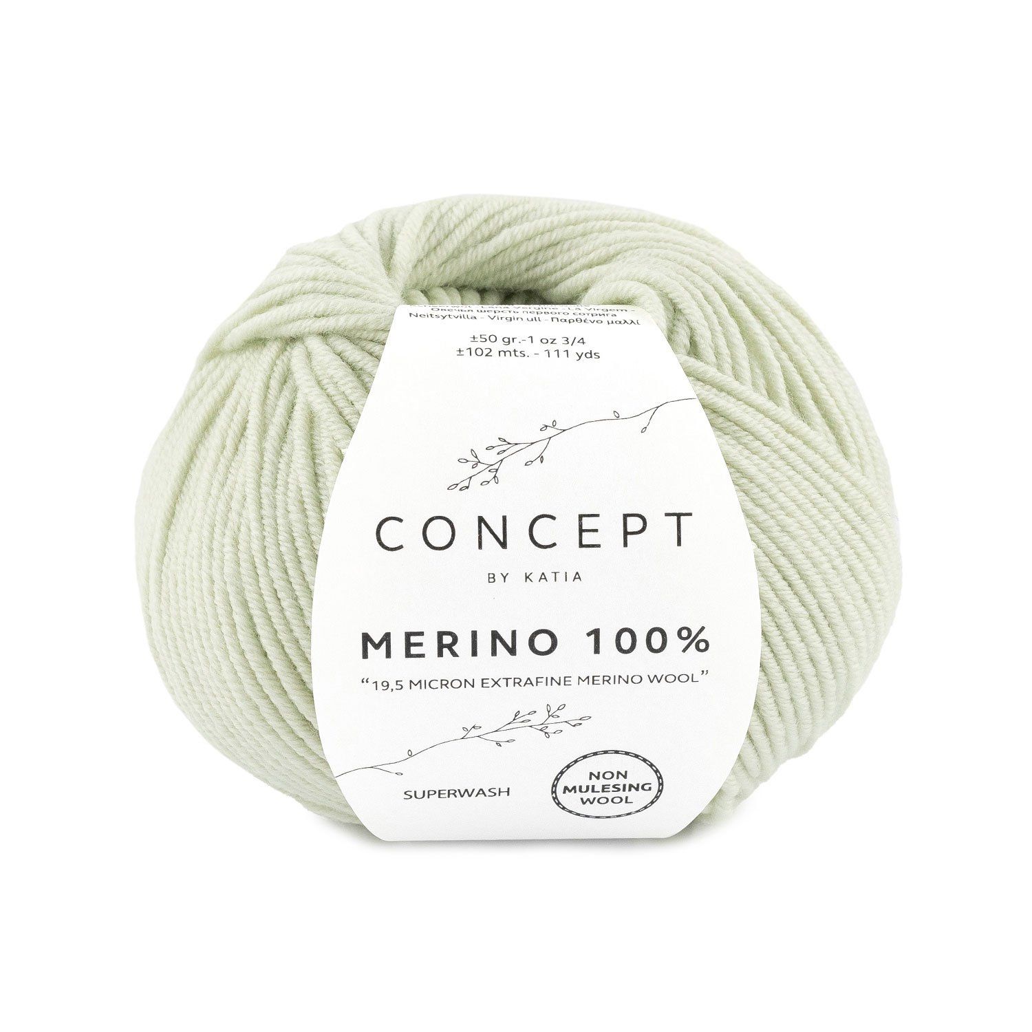 Merino 100% | 95 Witachtig groen