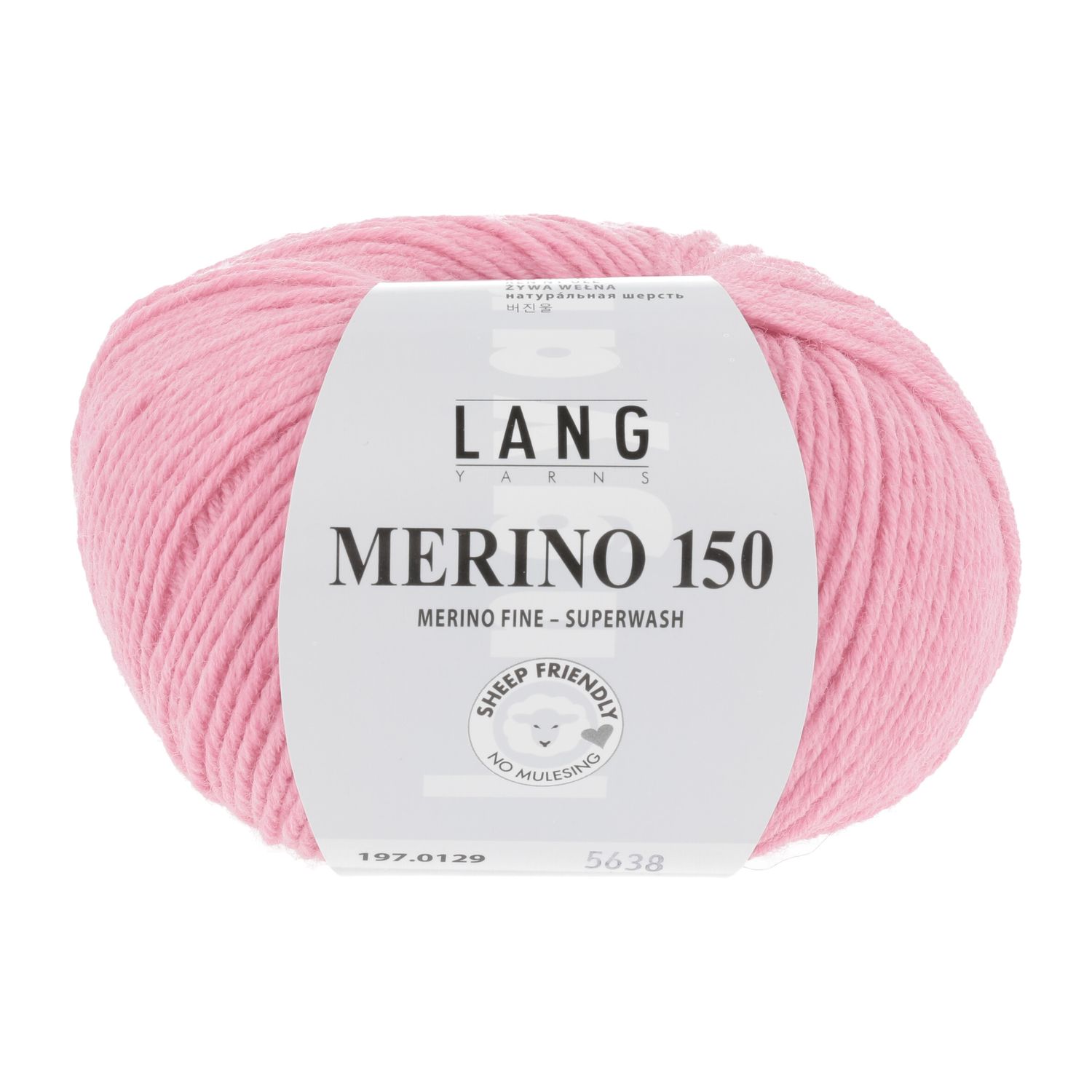 Lang Yarns Merino 150 | 0129 roze
