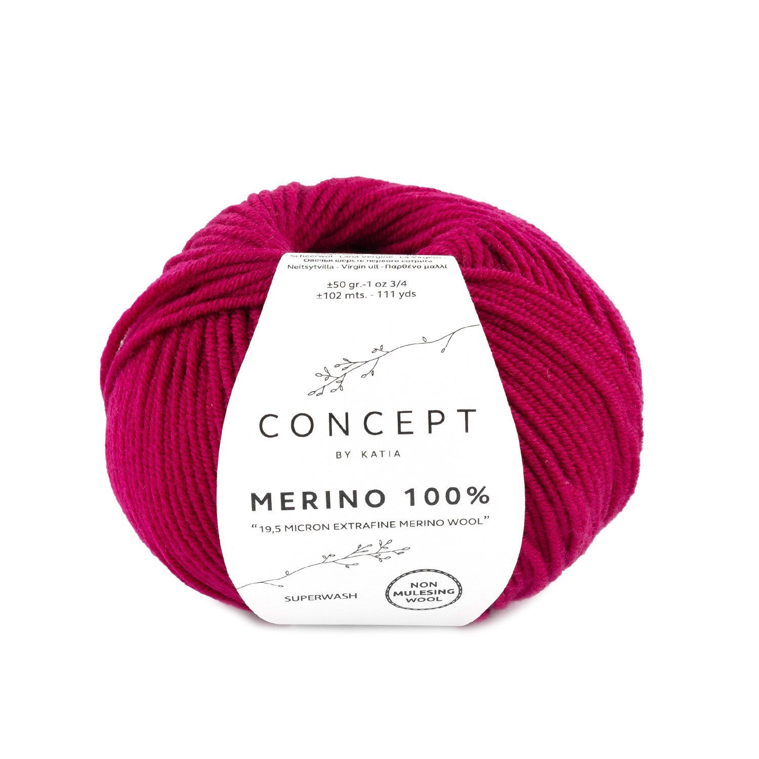 Merino 100% | 49 Donker fuchsia