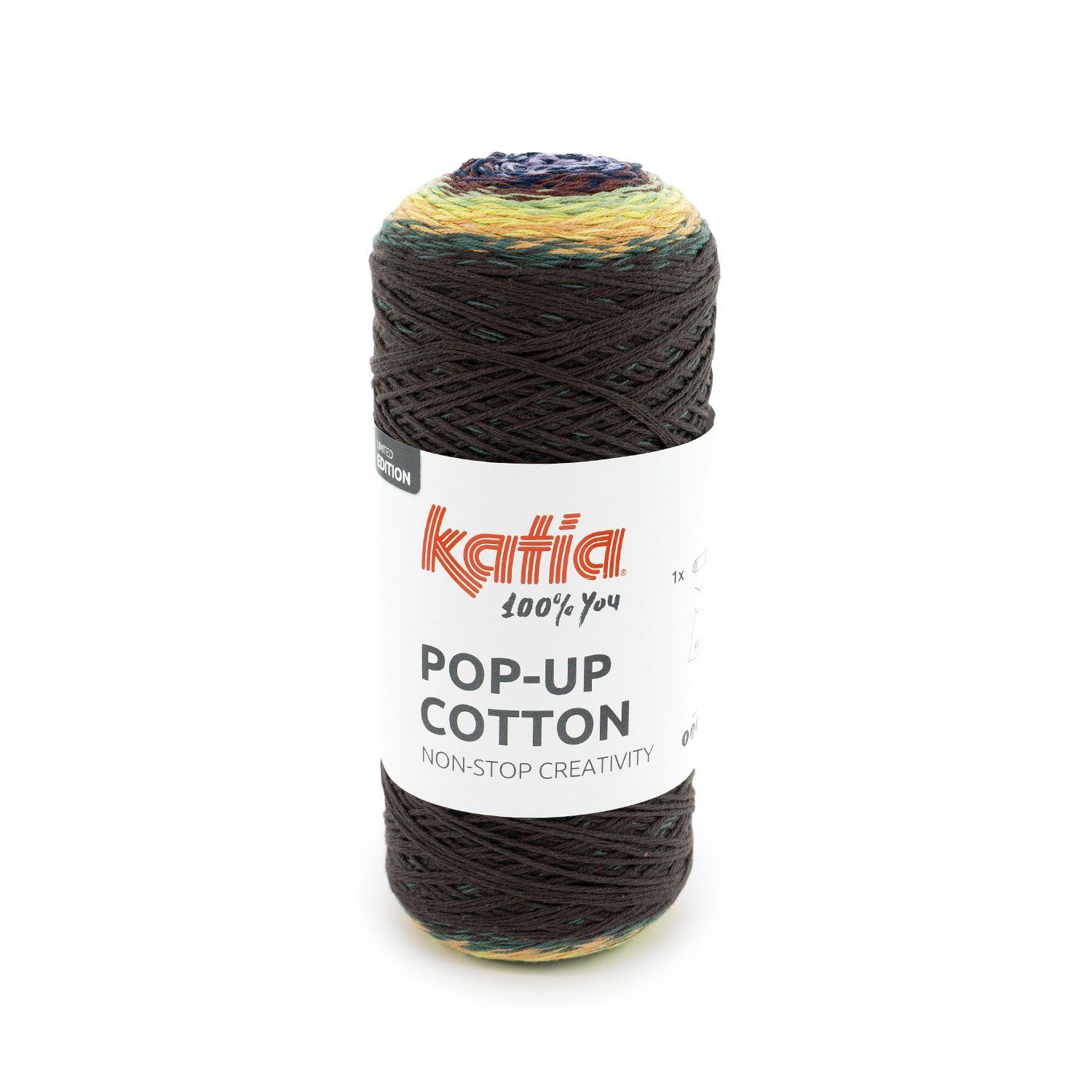 Pop-up cotton | 301 Groen-Citroengeel-Lavendel