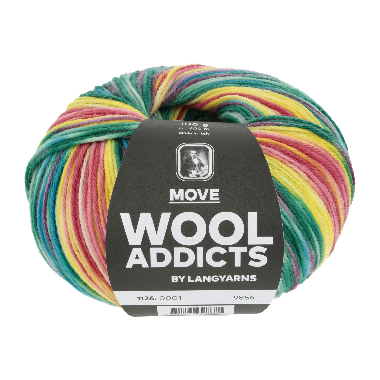 Lang Yarns Move | 0001 geel/rood/blauw/donkergroen
