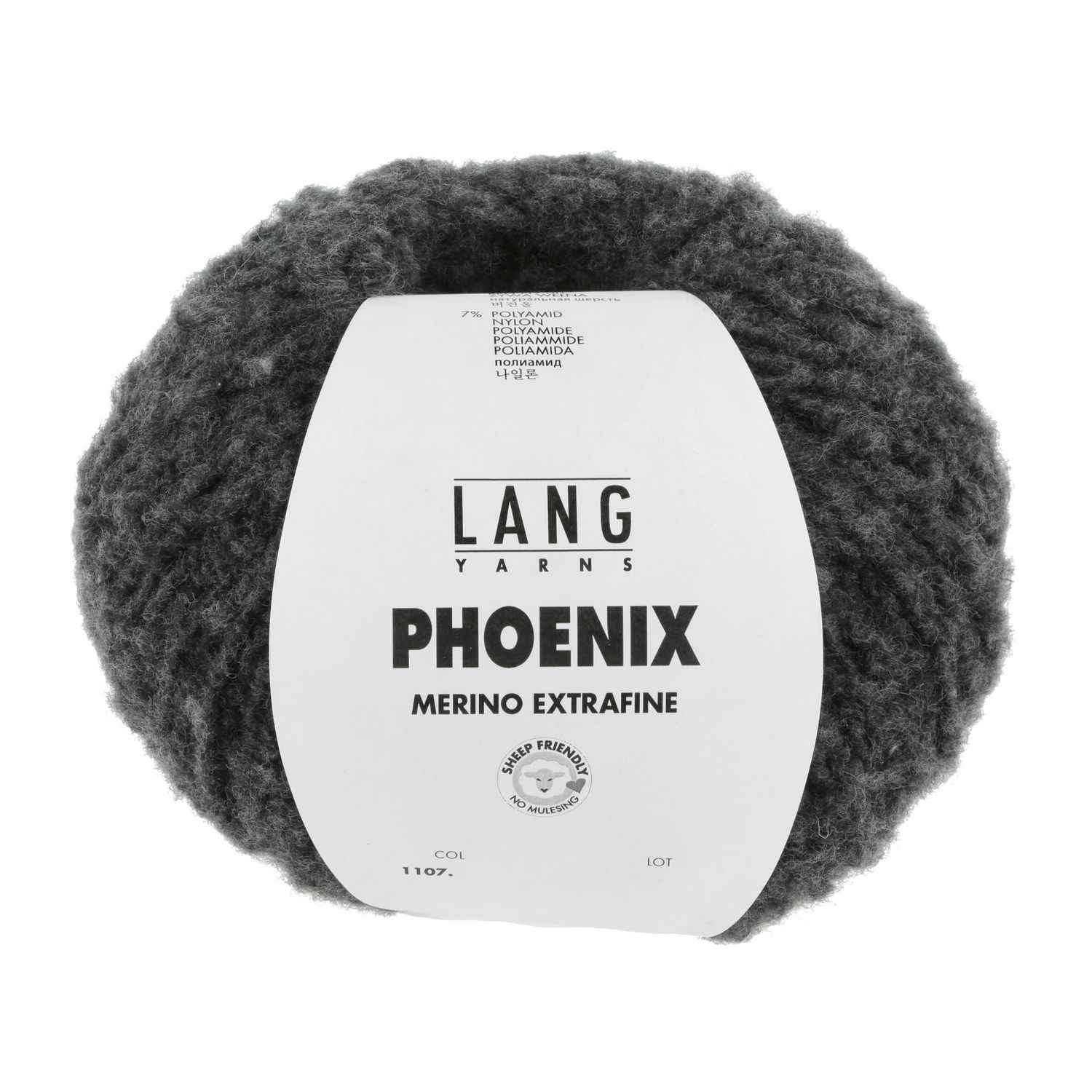 Lang Yarns Phoenix | 0070 antraciet