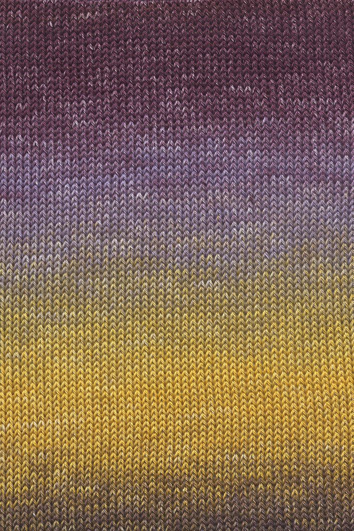 Lang Yarns Quattro Degradé | 0001 lila/geel