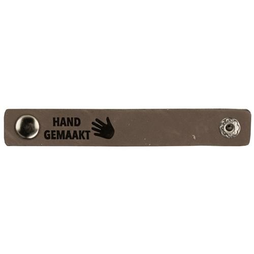 Leren Label Hand gemaakt 10 x 1,5 cm (2st)