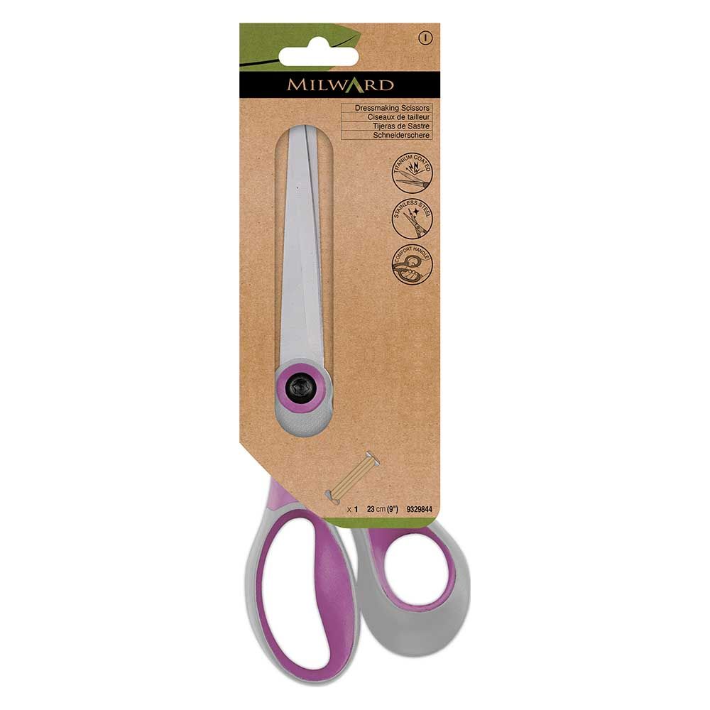 Naaischaar soft grip titanium 23cm