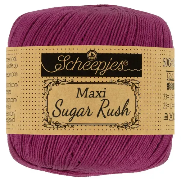 Scheepjes Maxi Sugar Rush | 128 Tyrian Purple