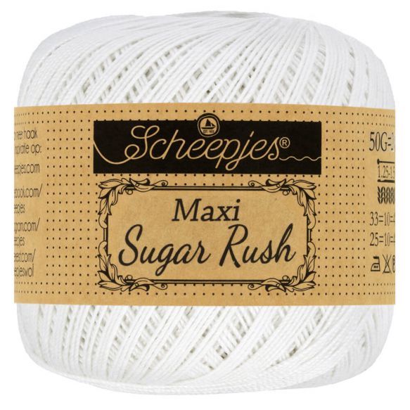 Scheepjes Maxi Sugar Rush | 106 Snow White