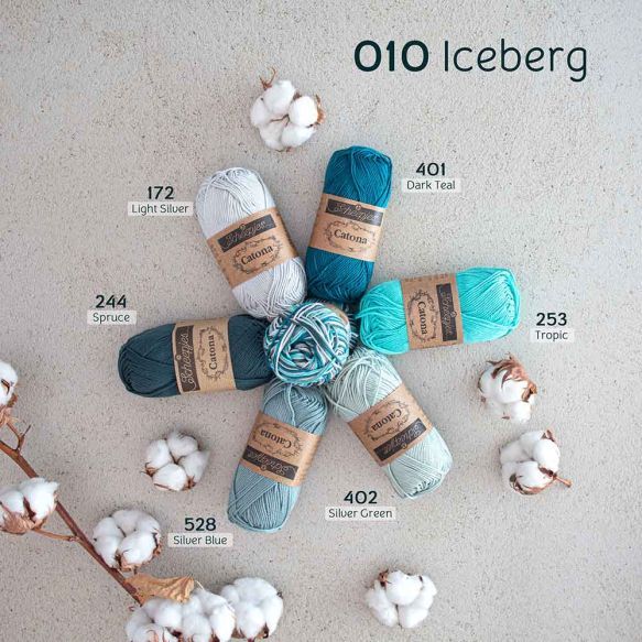 Scheepjes Catona Chroma | 010 Iceberg