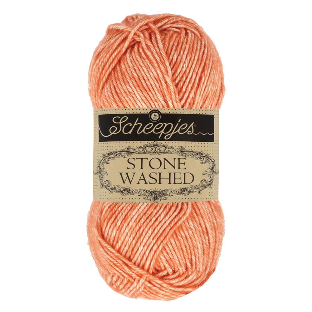 Scheepjes Stone Washed | 816 Koraal oranje