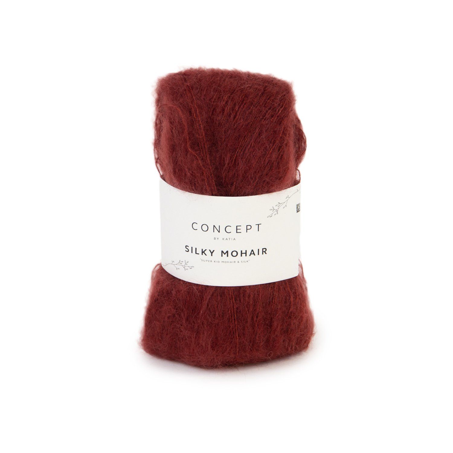 Silky mohair | 113 bordeaux rood