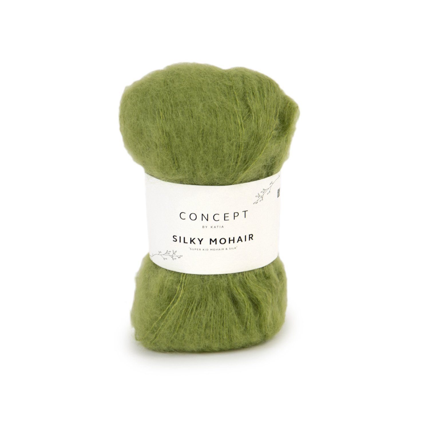 Silky mohair | 120 gras groen