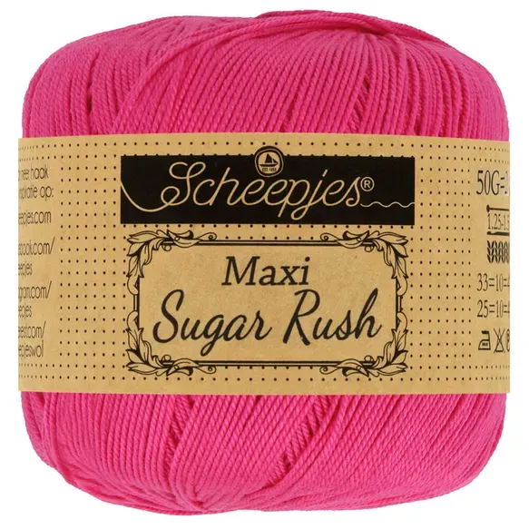 Scheepjes Maxi Sugar Rush | 786 Fuchsia