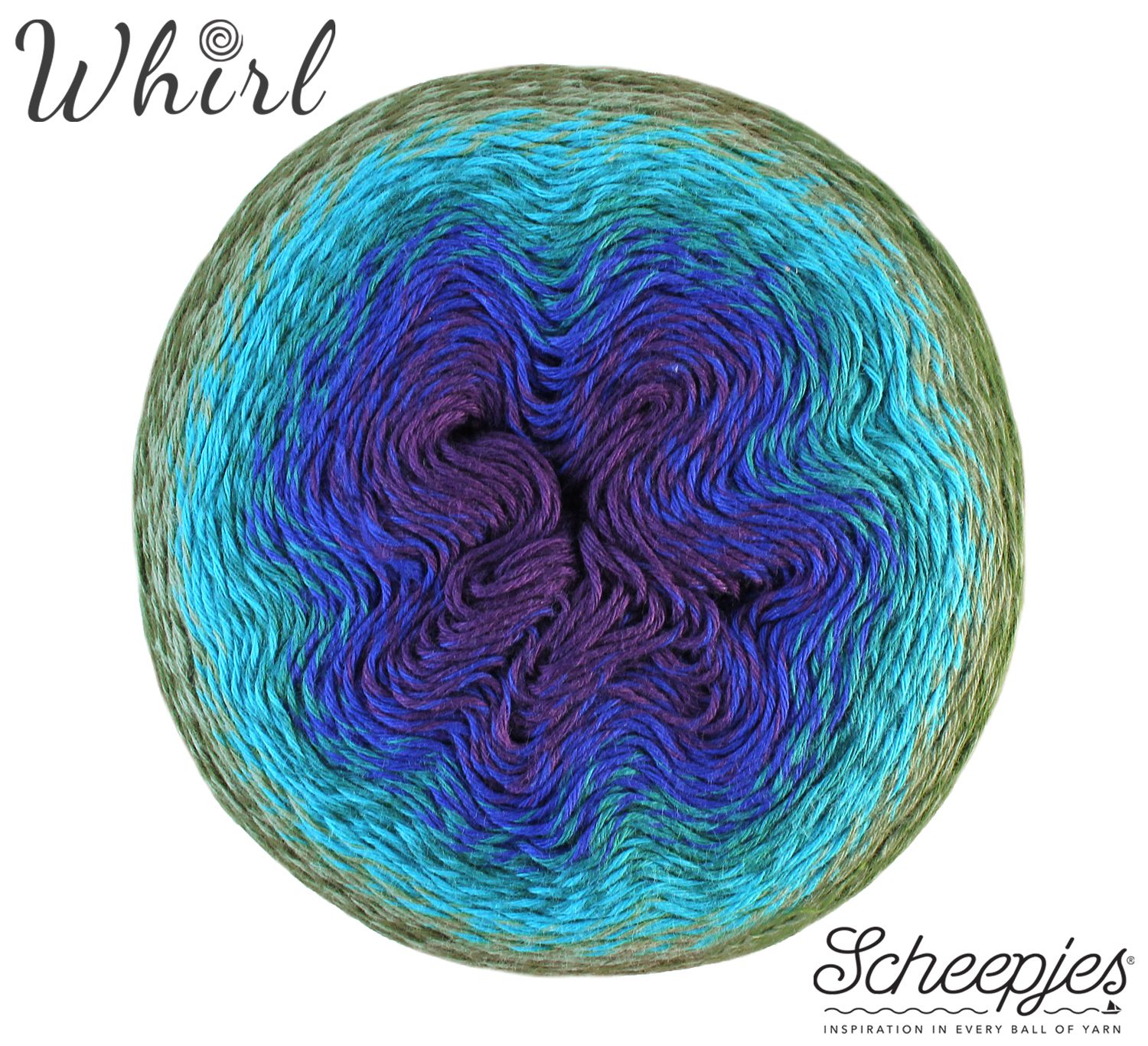 Scheepjes Whirl | 769 Blackberry Mint Chip