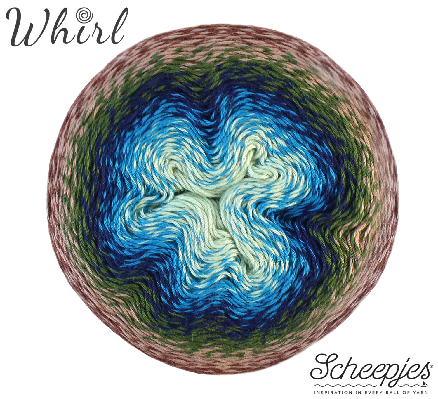 Scheepjes Whirl | 774 Salted Caramel Matcha