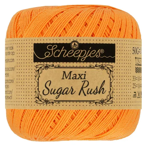 Scheepjes Maxi Sugar Rush | 411 Sweet Orange