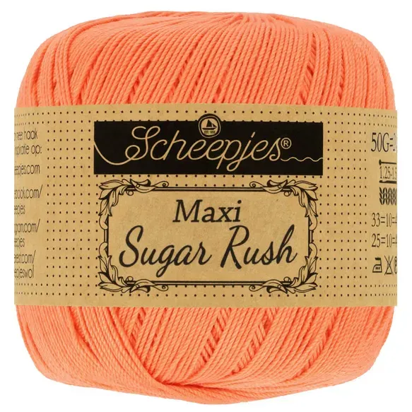 Scheepjes Maxi Sugar Rush | 410 Rich Coral