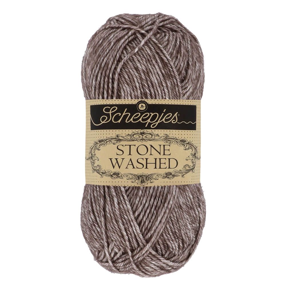 Scheepjes Stone Washed | 829 Obsidiaan bruin