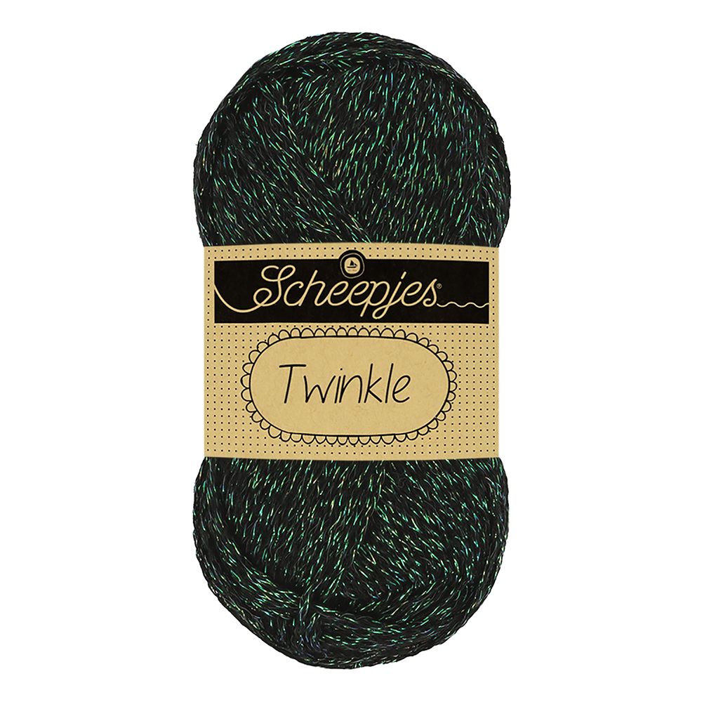 Scheepjes Twinkle | 903 Zwart/Groen