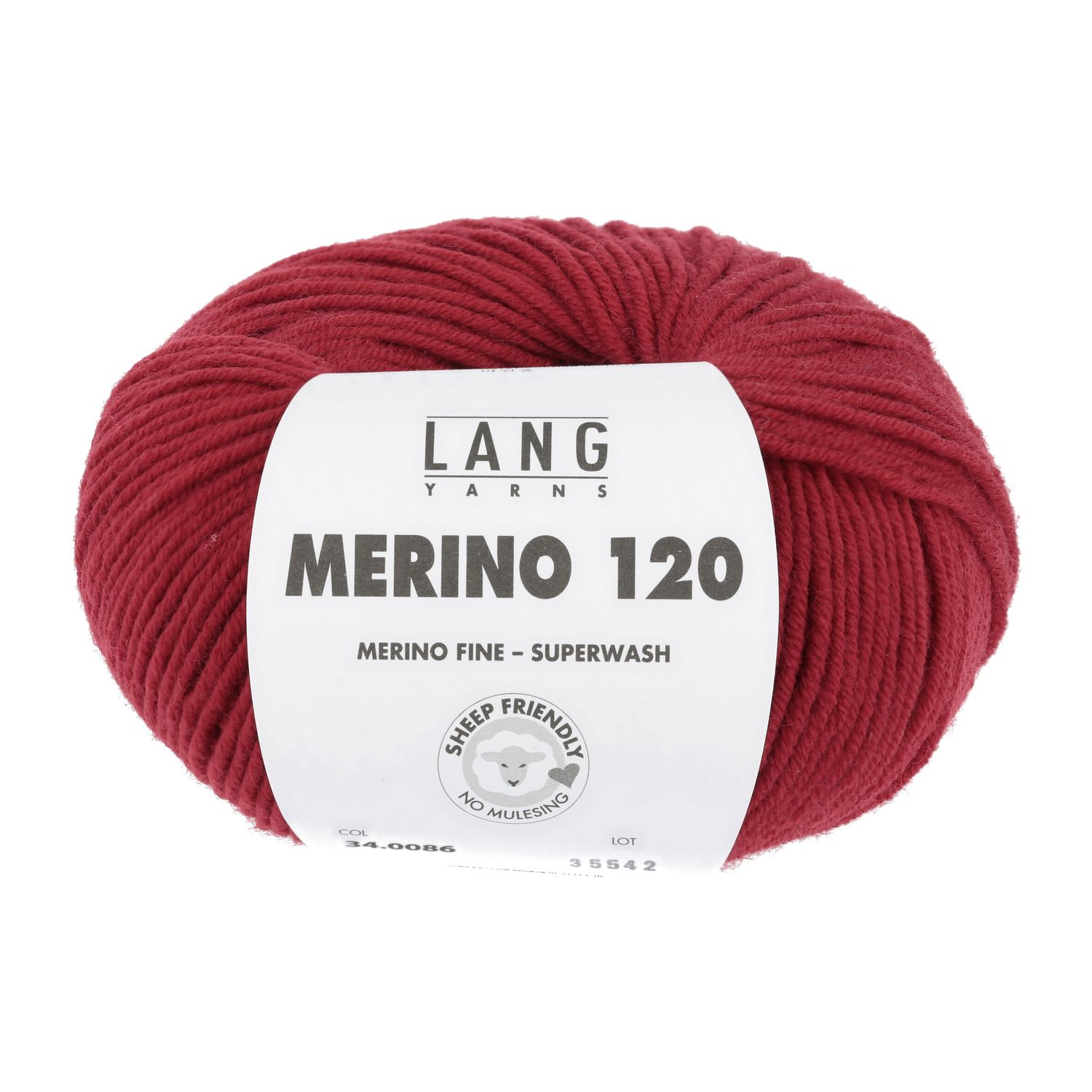 Lang Yarns Merino 120 | 0086 tulpen rood