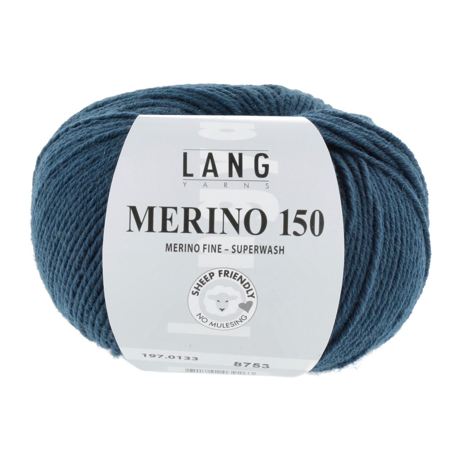 Lang Yarns Merino 150 | 0133 staalblauw