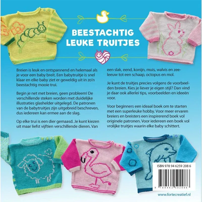 Vrolijke babytruitjes - Marijke de Jong