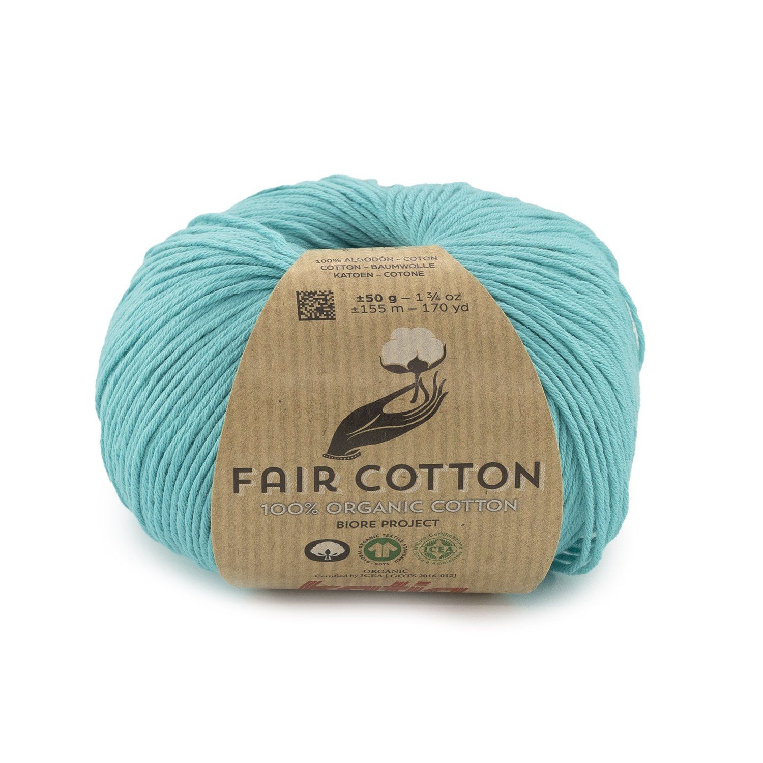 Fair cotton | 58 Helder turkoois_x000D_