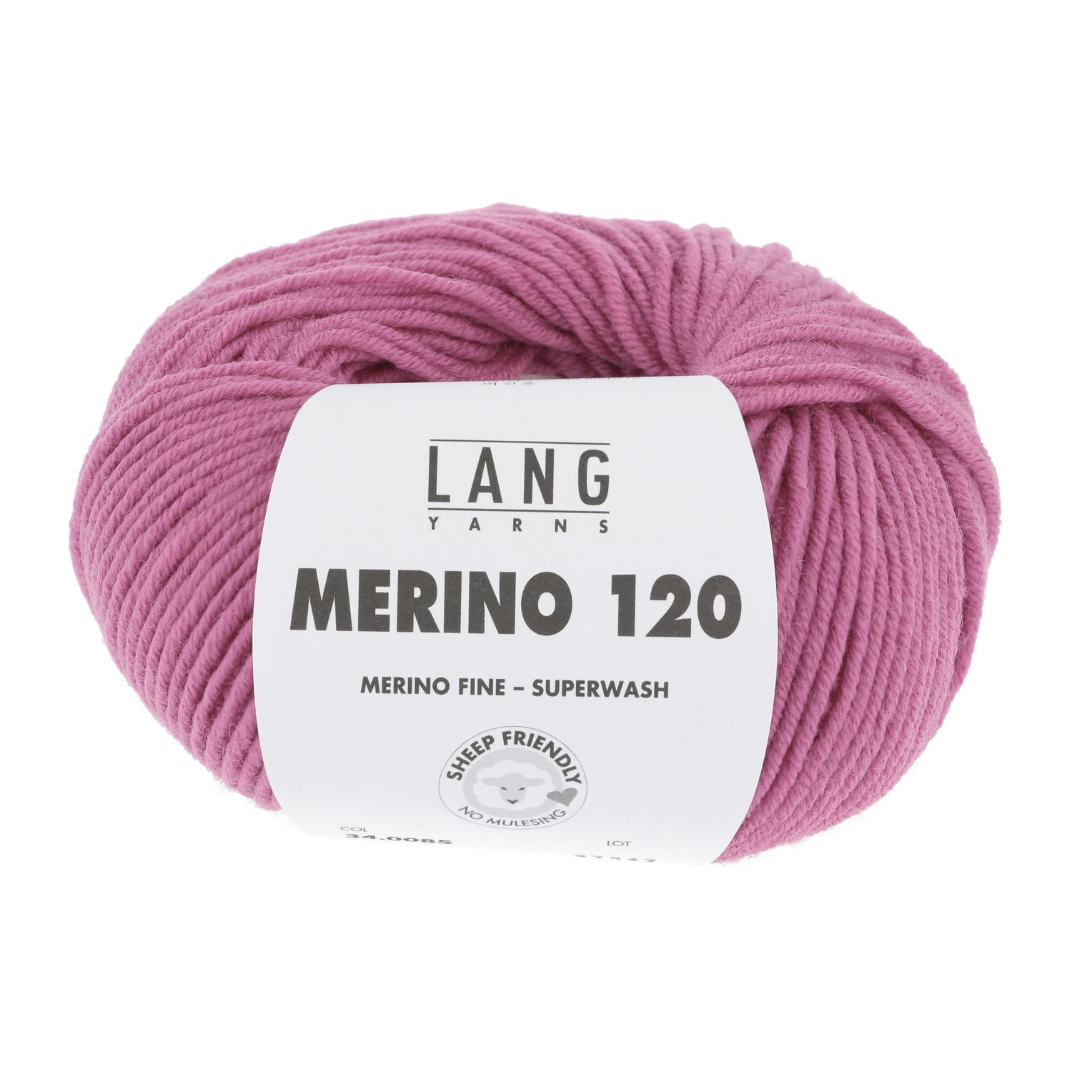 Lang Yarns Merino 120 | 0085 oud roze